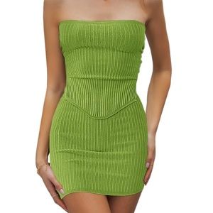 Green Two Piece Skirt & Top